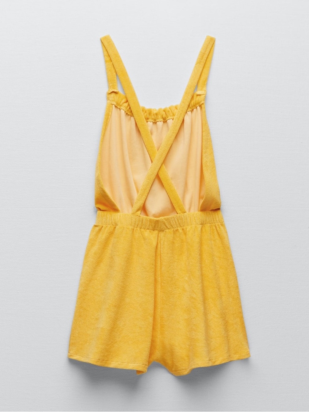 NWT Zara Yellow Terrycloth Romper - Picture 3 of 5
